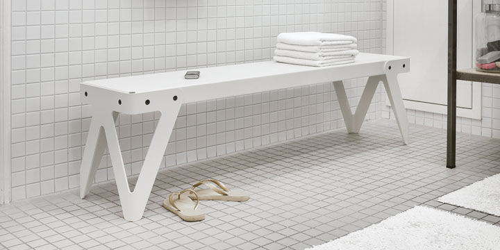 Stilren bänk till badrummet! ‹ Dansk inredning och design