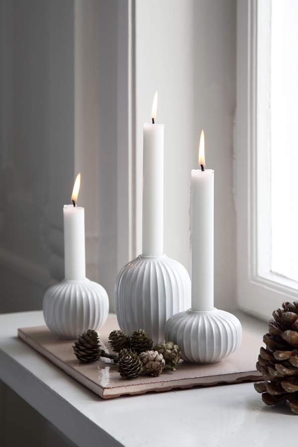 Hammershøi Candle Holders White H100, H65 and H55_High resolution JPG_232098